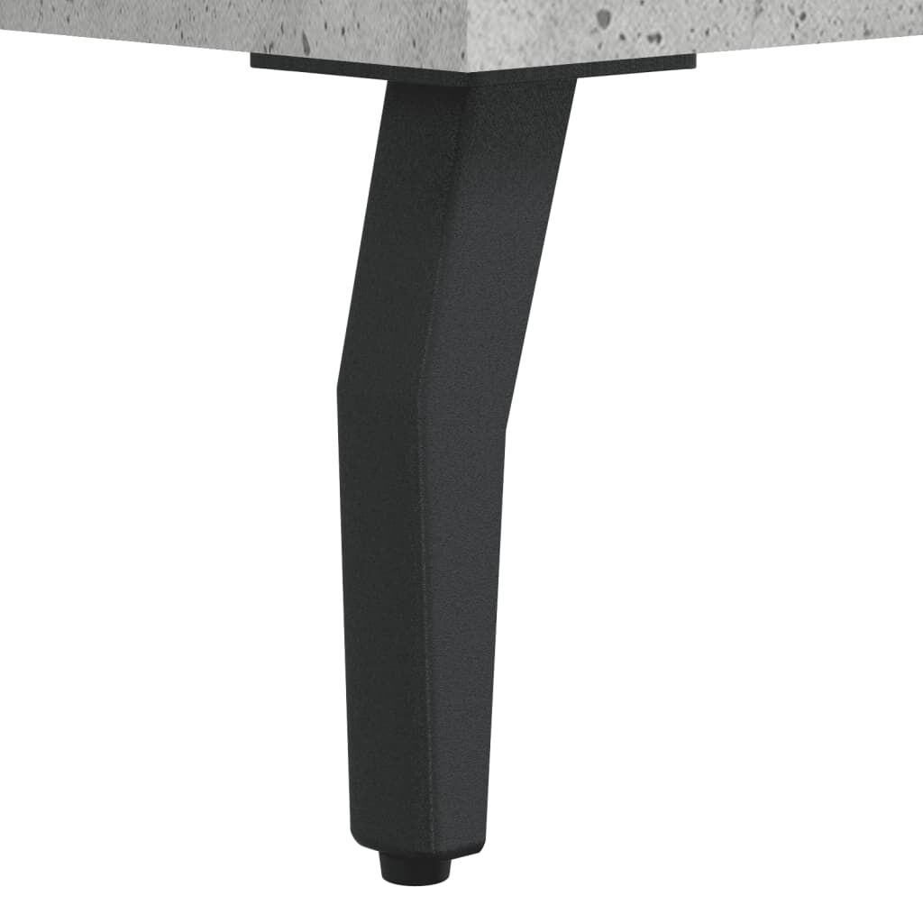 vidaXL Ντουλάπι Γκρι Σκυροδέματος 34,5x34x180 εκ. Επεξεργασμένο Ξύλο