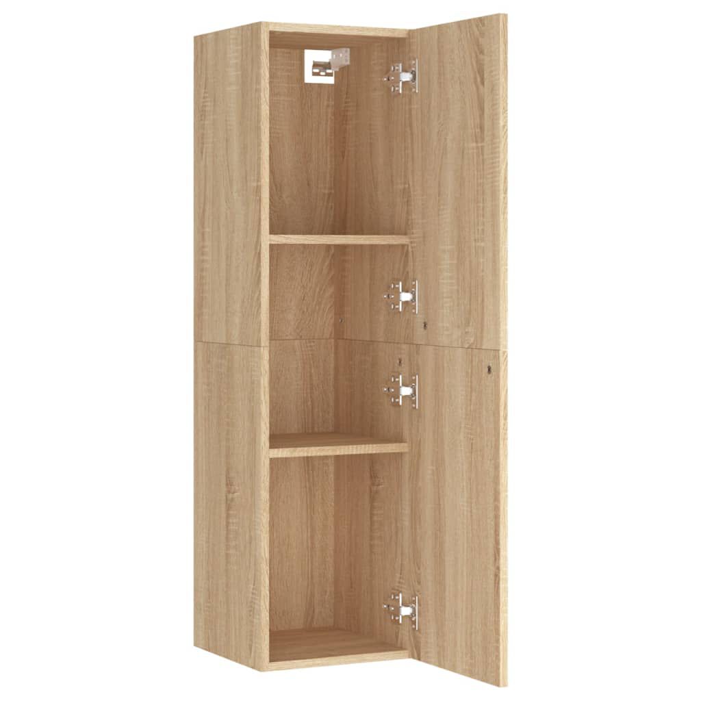 vidaXL Έπιπλο Τηλεόρασης 2 τεμ. Sonoma Δρυς 30,5x30x110εκ. Επεξ. Ξύλο