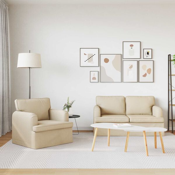 vidaXL &Kappa;&alpha;&nu;&alpha;&pi;έ&sigmaf; 2 pcs &Kappa;&rho;&epsilon;&mu; 144 x 80 x 85 &epsilon;&kappa; ύ&phi;&alpha;&sigma;&mu;&alpha;