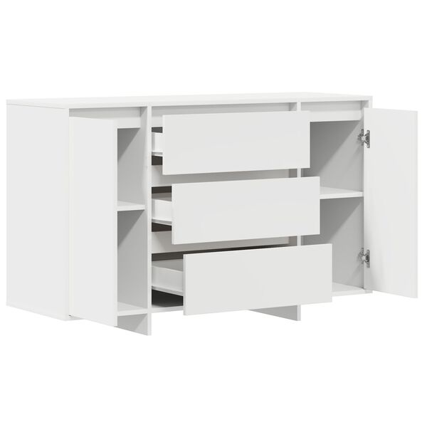 vidaXL Κονσόλα Λευκή 120x41x75 εκ. Κατασκευασμένη από Συνθετικό Ξύλο
