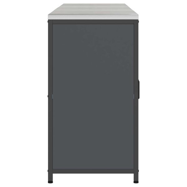vidaXL Σετ Αποθήκευσης Κουζίνας με ράφι Άλλο 3 pcs Ανθρακί 210 x 50 x 92 εκ