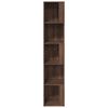 vidaXL Γωνιακό Έπιπλο Καφέ δρυς 33x33x164,5 εκ. από Επεξεργ. Ξύλο