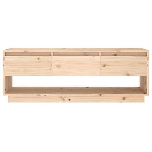 vidaXL Έπιπλο Τηλεόρασης 110,5 x 34 x 40 εκ. από Μασίφ Ξύλο Πεύκου
