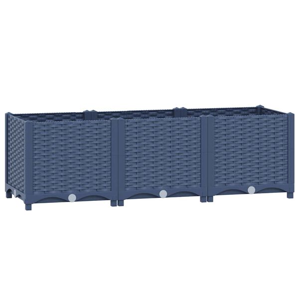 vidaXL Ζαρντινιέρα 120 x 40 x 38 εκ. από Πολυπροπυλένιο