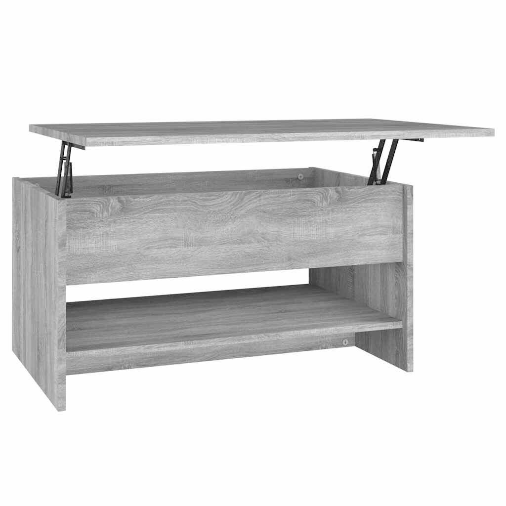 vidaXL Τραπεζάκι Σαλονιού Γκρι Sonoma 80x50x40 εκ.Επεξεργασμένο Ξύλο