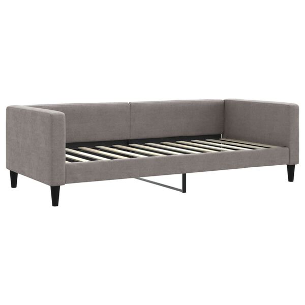 vidaXL Καναπές Κρεβάτι Συρόμενος Taupe 90 x 200 εκ. Υφασμάτινος