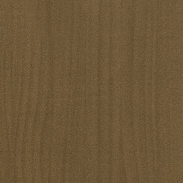 vidaXL Κομοδίνο Καφέ Μελί 35,5 x 33,5 x 41,5 εκ. από Μασίφ Ξύλο Πεύκου