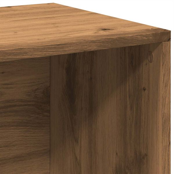 vidaXL LP Κουτί Αποθήκευσης Αρτισιανή Δρυς 69,5x34x36 εκ. Επεξ.Ξύλο
