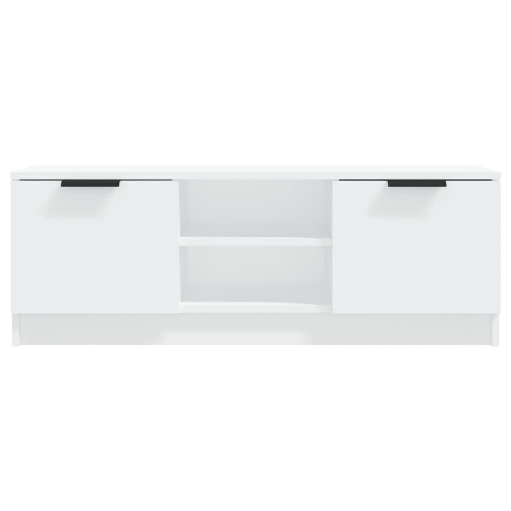 vidaXL Έπιπλο Τηλεόρασης Λευκό 102x35x36,5 εκ. Επεξεργασμένο Ξύλο