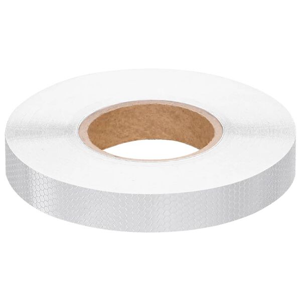 vidaXL Ταινία Ανακλαστική Λευκή 2,5 εκ. x 50 μ. από PVC