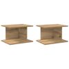 vidaXL &Kappa;&omicron;&mu;&omicron;&delta;ί&nu;&omicron; 2 pcs Artisan Oak 40 x 30 x 25 &epsilon;&kappa; &Epsilon;&pi;&epsilon;&xi;&epsilon;&rho;&gamma;&alpha;&sigma;&mu;έ&nu;&omicron; &xi;ύ&lambda;&omicron;