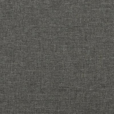 vidaXL Πλαίσιο Κρεβατιού Boxspring Σκούρο Γκρι 200x200 εκ. Υφασμάτινο