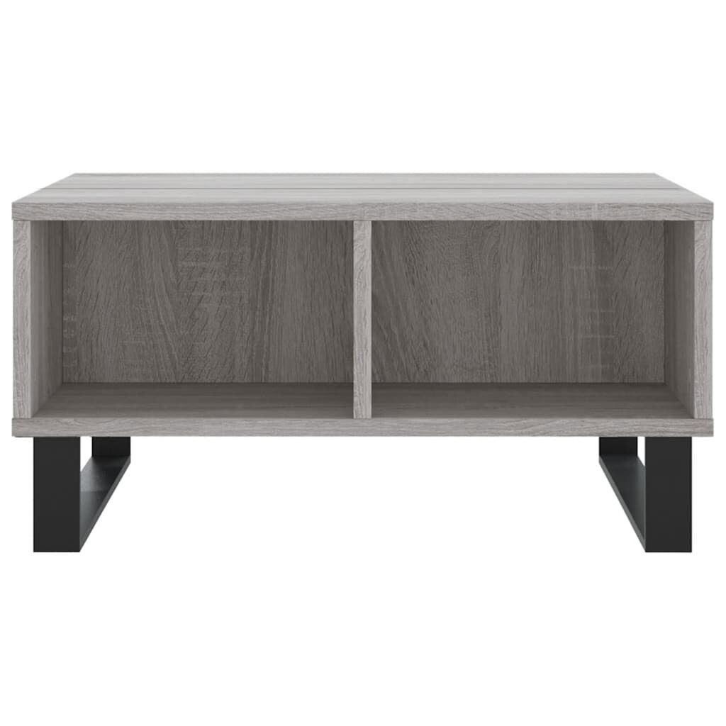 vidaXL Τραπεζάκι Σαλονιού Γκρι Sonoma 60x60x30 εκ. Επεξεργασμένο Ξύλο