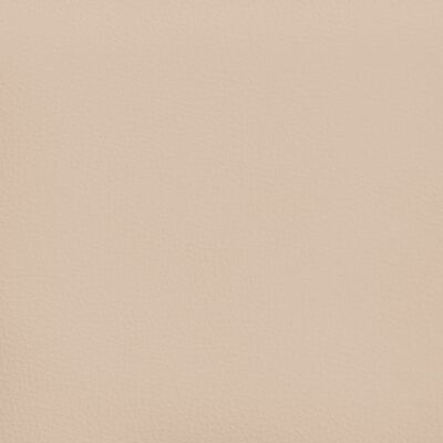 vidaXL Κεφαλάρι με Πτερύγια Καπουτσίνο 83x16x118/128 εκ. Συνθ. Δέρμα