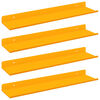 vidaXL &Pi;&lambda;&omega;&tau;ό &rho;ά&phi;&iota; 4 pcs &Chi;&alpha;&mu;&omicron;&mu;&eta;&lambda;ί &kappa;ί&tau;&rho;&iota;&nu;&omicron; 40 x 8,5 x 2,5 &epsilon;&kappa; &Alpha;&tau;&sigma;ά&lambda;&iota;