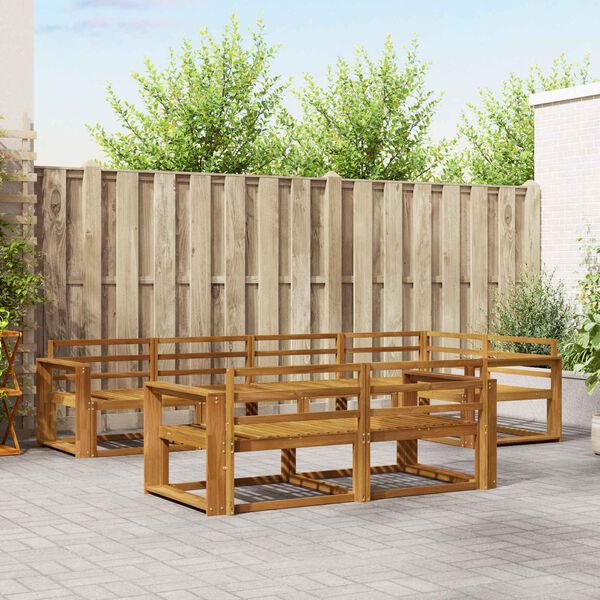 vidaXL &Sigma;&epsilon;&iota;&rho;ά &Kappa;&alpha;&nu;&alpha;&pi;έ &Epsilon;&xi;&omega;&tau;&epsilon;&rho;&iota;&kappa;&omicron;ύ 7 pcs &Phi;&upsilon;&sigma;&iota;&kappa;ό &Sigma;&tau;&epsilon;&rho;&epsilon;ό &Xi;ύ&lambda;&omicron; &Alpha;&kappa;&alpha;&kappa;ί&alpha;&sigmaf;