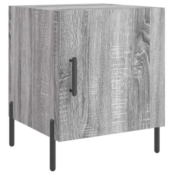 vidaXL Κομοδίνο Γκρι Sonoma 40 x 40 x 50 εκ. από Επεξεργασμένο Ξύλο