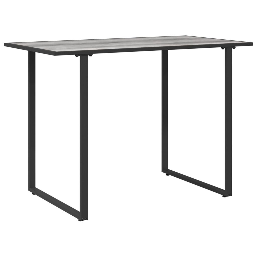 vidaXL Γκρι Τραπέζι Κήπου 100x55x70 εκ DPC και Χάλυβας