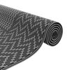 vidaXL Χαλί εξωτερικού χώρου ARAKIL Μαύρο και γκρι 300 x 400 cm PP