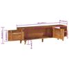 vidaXL Έπιπλο Τηλεόρασης 140x30x40 εκ. Ακακία με Μελί Φινίρισμα