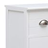 vidaXL Ντουλάπι με 10 Συρτάρια Λευκό 113 x 30 x 79 εκ. από Ξύλο