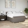 vidaXL &Kappa;&rho;&epsilon;&beta;ά&tau;&iota; Boxspring &mu;&epsilon; &Sigma;&tau;&rho;ώ&mu;&alpha; Taupe 160x200 &epsilon;&kappa;. &Upsilon;&phi;&alpha;&sigma;&mu;ά&tau;&iota;&nu;&omicron;