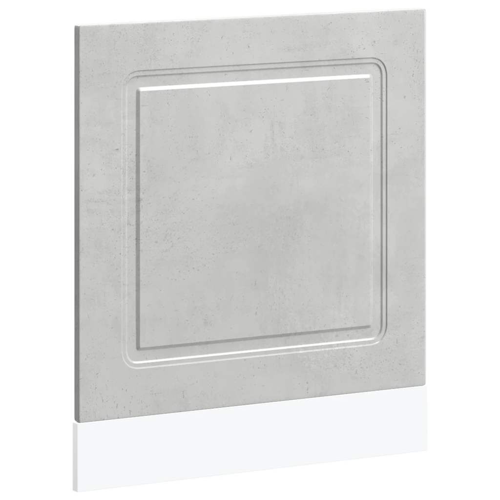 vidaXL Πίνακας πλυντηρίου πιάτων "Kalmar" Concrete Grey 60x1,5x67 cm
