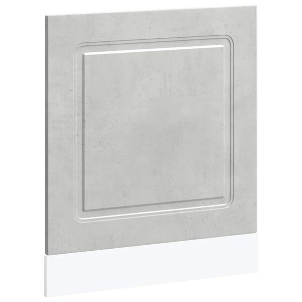 vidaXL Πίνακας πλυντηρίου πιάτων "Kalmar" Concrete Grey 60x1,5x67 cm