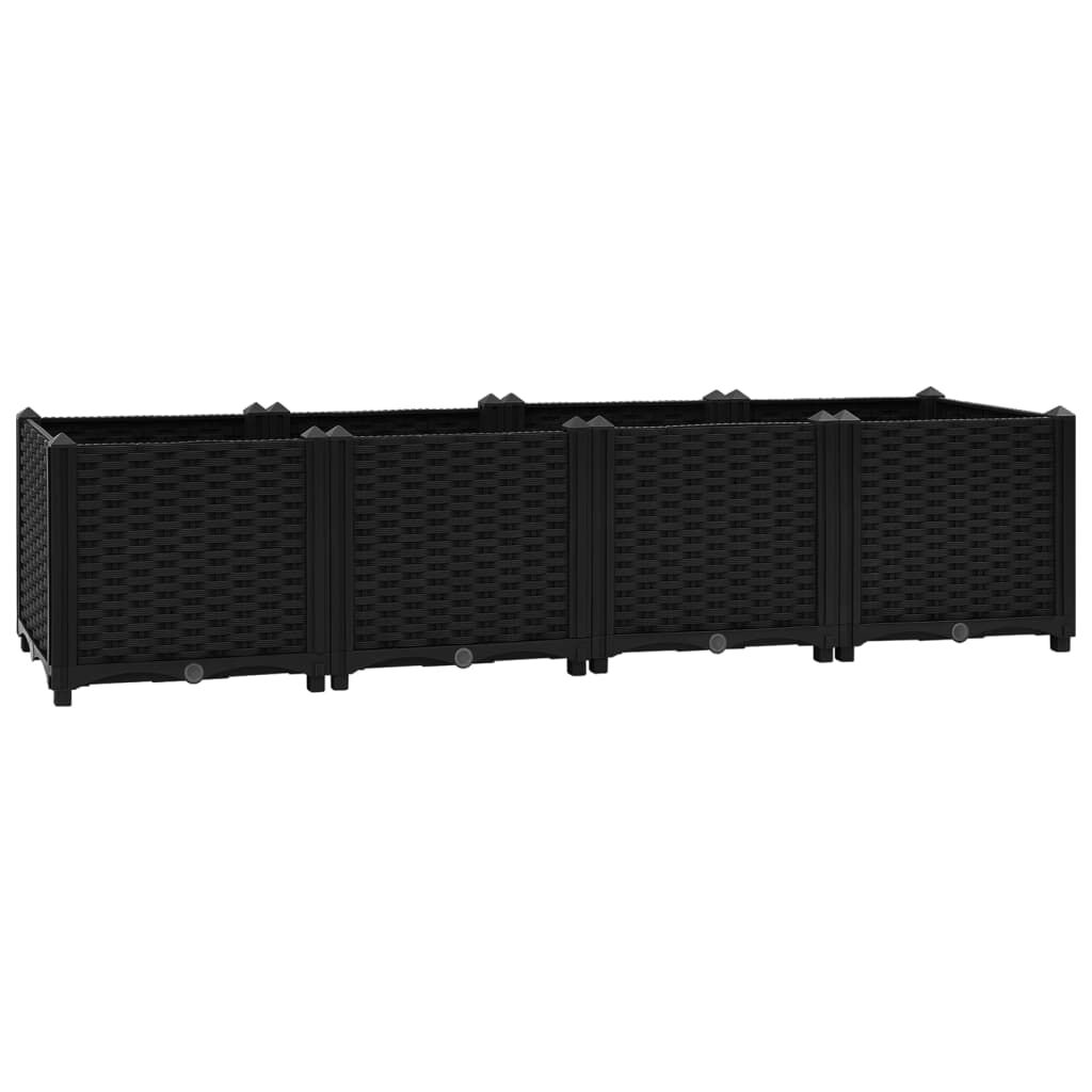 vidaXL Ζαρντινιέρα 160 x 40 x 38 εκ. από Πολυπροπυλένιο