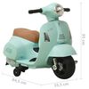 vidaXL Παιχνίδι Ηλεκτρικό Μοτοσικλέτα Vespa GTS300 Πράσινο