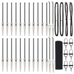 vidaXL &Sigma;&tau;ύ&lambda;&omicron;&sigmaf; &Pi;&epsilon;&rho;&iota;&phi;&rho;ά&xi;&epsilon;&omega;&nu; &Gamma;&kappa;&rho;&iota; 50 x 0,4 &mu; (25 x 25 &chi;&lambda;&mu; &pi;&lambda;έ&gamma;&mu;&alpha;)