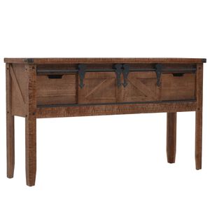 vidaXL &Tau;&rho;&alpha;&pi;έ&zeta;&iota; &Kappa;&omicron;&nu;&sigma;ό&lambda;&alpha; &Kappa;&alpha;&phi;έ 131 x 35,5 x 75 &epsilon;&kappa;. &alpha;&pi;ό &Mu;&alpha;&sigma;ί&phi; &Xi;ύ&lambda;&omicron; &Epsilon;&lambda;ά&tau;&eta;&sigmaf;