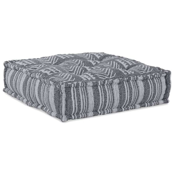 vidaXL Πουφ 2 pcs Γκρι 70 x 70 x 54 εκ ύφασμα
