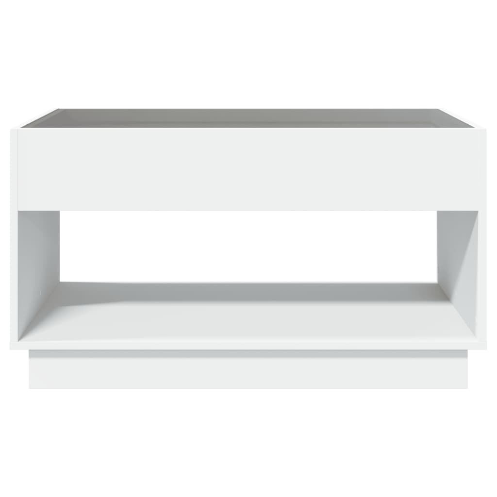 vidaXL Τραπεζάκι Σαλονιού Infinity LED Λευκό 90x50x50 εκ.