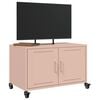 vidaXL Έπιπλο Τηλεόρασης Ροζ 68 x 39 x 43,5 εκ. Χάλυβας