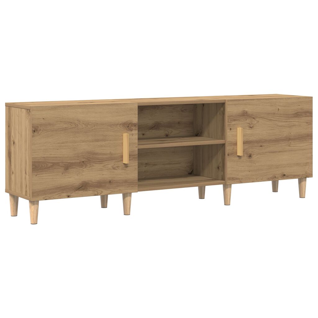 vidaXL Βάση τηλεόρασης σε Artisan Oak - 150x30x50 εκ - Κατασκευασμένη από τεχνικό ξύλο