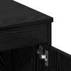 vidaXL Γραφείο με ράφι Μαύρη δρυς 140 x 50 x 76 εκ. Επεξεργασμένο ξύλο
