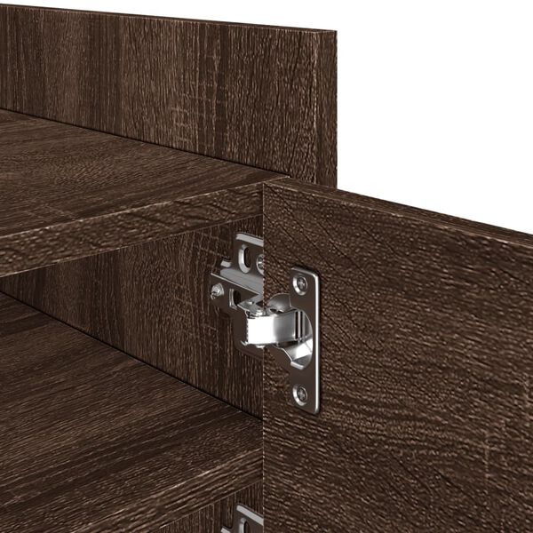 vidaXL Έπιπλο Τηλεόρασης Καφέ Δρυς 80x35x40 εκ. από Επεξεργ. Ξύλο