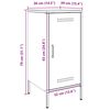 vidaXL Ντουλάπι Ροζ 36 x 39 x 79 εκ. από Χάλυβα