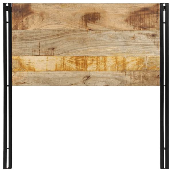 vidaXL κεφαλάρι 100 cm από μασίφ ξύλο Mango και σίδερο