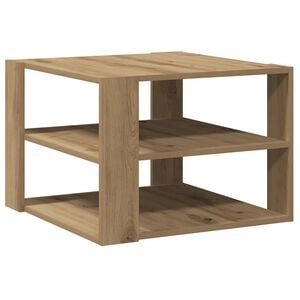vidaXL &Tau;&rho;&alpha;&pi;&epsilon;&zeta;ά&kappa;&iota; &sigma;&alpha;&lambda;&omicron;&nu;&iota;&omicron;ύ Artisan Oak 58x58x40 cm &Kappa;&alpha;&tau;&alpha;&sigma;&kappa;&epsilon;&upsilon;&alpha;&sigma;&mu;έ&nu;&omicron; &xi;ύ&lambda;&omicron;