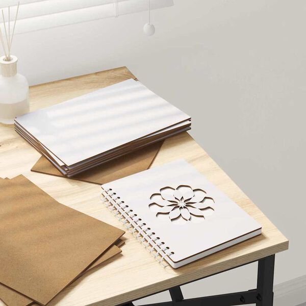 vidaXL Διακοσμητικά Πάνελ 12 pcs Λευκό 15 x 21 x 0.3 εκ