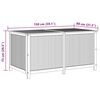 vidaXL Μπαούλο Αποθήκευσης Κήπου 150x80x75 εκ. από Μασίφ Ξύλο Ακακίας
