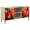 vidaXL &Nu;&tau;&omicron;&upsilon;&lambda;ά&pi;&iota; TV HEESCH 102 x 33 x 50 &epsilon;&kappa;. Sonoma &Epsilon;&pi;&epsilon;&xi;&epsilon;&rho;&gamma;&alpha;&sigma;&mu;έ&nu;&omicron; &Xi;ύ&lambda;&omicron;