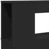 vidaXL Κεφαλάρι Κρεβατιού με LED Μαύρο 200x18,5x103,5 εκ Επεξεργ. Ξύλο