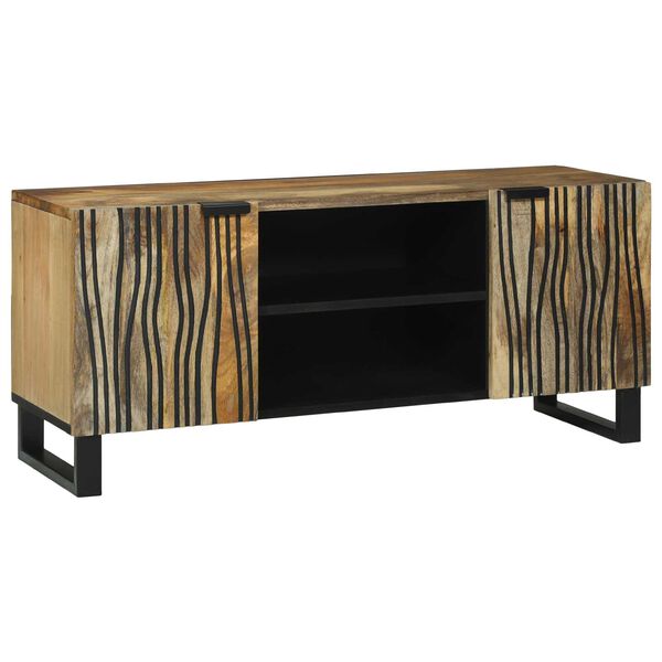 vidaXL Ντουλάπα Τηλεόρασης 105x33.5x46 cm Μασίφ ξύλο μάνγκο