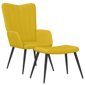 vidaXL &Pi;&omicron;&lambda;&upsilon;&theta;&rho;ό&nu;&alpha; Relax &Kappa;ί&tau;&rho;&iota;&nu;&eta; &Mu;&omicron;&upsilon;&sigma;&tau;&alpha;&rho;&delta;ί &Beta;&epsilon;&lambda;&omicron;ύ&delta;&iota;&nu;&eta; &mu;&epsilon; &Sigma;&kappa;&alpha;&mu;&pi;ό