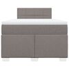 vidaXL &Kappa;&rho;&epsilon;&beta;ά&tau;&iota; Boxspring &mu;&epsilon; &Sigma;&tau;&rho;ώ&mu;&alpha; Taupe 120x190 &epsilon;&kappa;. &Upsilon;&phi;&alpha;&sigma;&mu;ά&tau;&iota;&nu;&omicron;