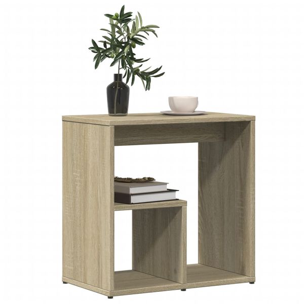 vidaXL Τραπέζι Βοηθητικό Sonoma Δρυς 50 x 30 x 50 εκ. Επεξ. Ξύλο