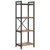 vidaXL &Rho;ά&phi;&iota; &Beta;&iota;&beta;&lambda;ί&omega;&nu; 40 x 30 x 119 &epsilon;&kappa; &Epsilon;&pi;&epsilon;&xi;&epsilon;&rho;&gamma;&alpha;&sigma;&mu;έ&nu;&omicron; &Xi;ύ&lambda;&omicron; Artisan Oak